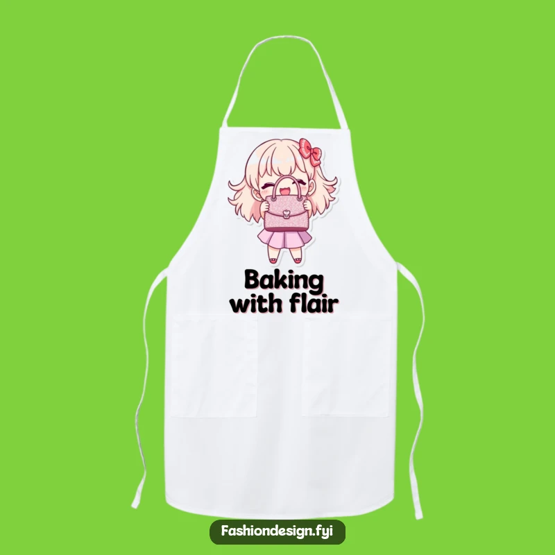 Funny Handbag Stitcher Apron, Tiny Creations Chef, Great Gift