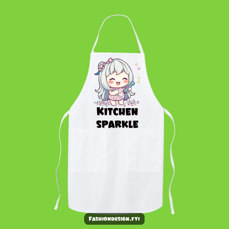 Funny Sequin Gluer Apron: Craft with Sparkly Fun Funny Gift
