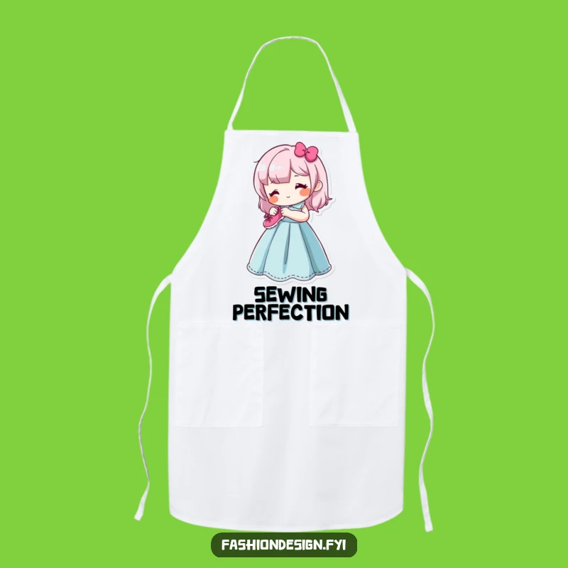 Funny Happy Seamstress Apron: Sew with Style and Whimsical Humor