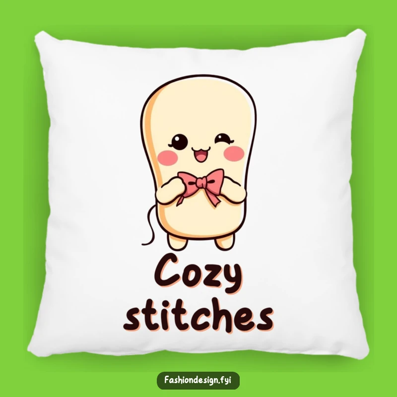 Funny Baguette Stitching Pillow: Cozy Baker's Accent for Crafty Comfort Gift
