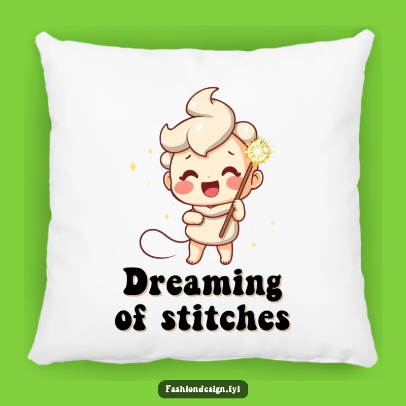 Funny Sparkly Needle Pillow: Cozy Crafting Comfort Gift