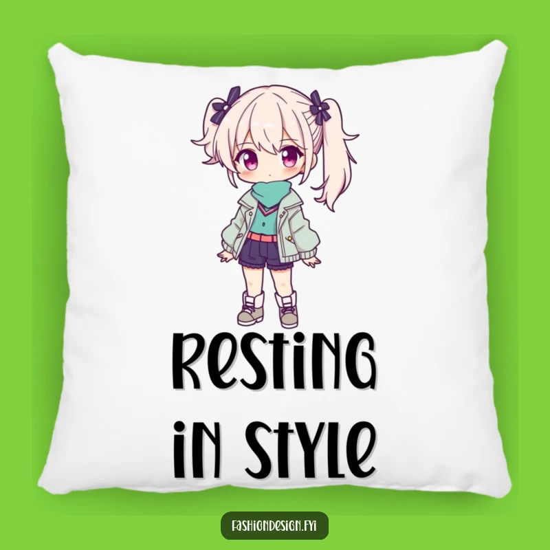 Funny Fashionista Pillow: Cozy Chic Comfort, Whimsical Funny Gift for Decor