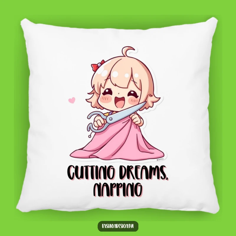 Funny Sewing Pillow: Cozy Crafter Accent, Chic Funny Gift for Makers