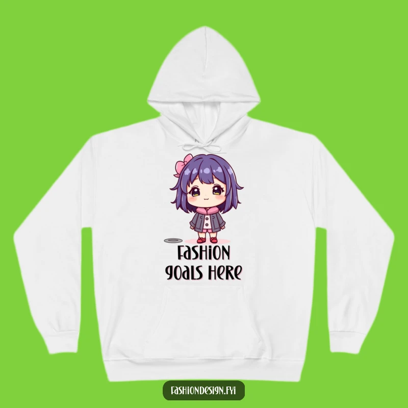 Funny Mannequin Admiration Hoodie: Cozy Beaming Character for Style Lovers
