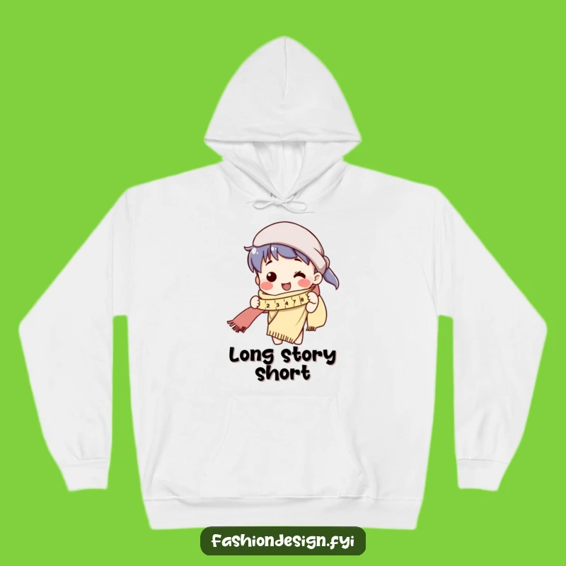 Funny Tailor Hoodie - Cozy Scarf Project & Sewing Comfort