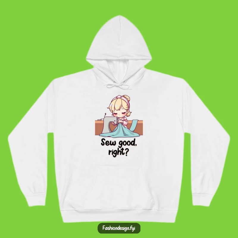Funny Seamstress Hoodie: Cozy Comfort with Expert Fabric Draping for a Funny Gift