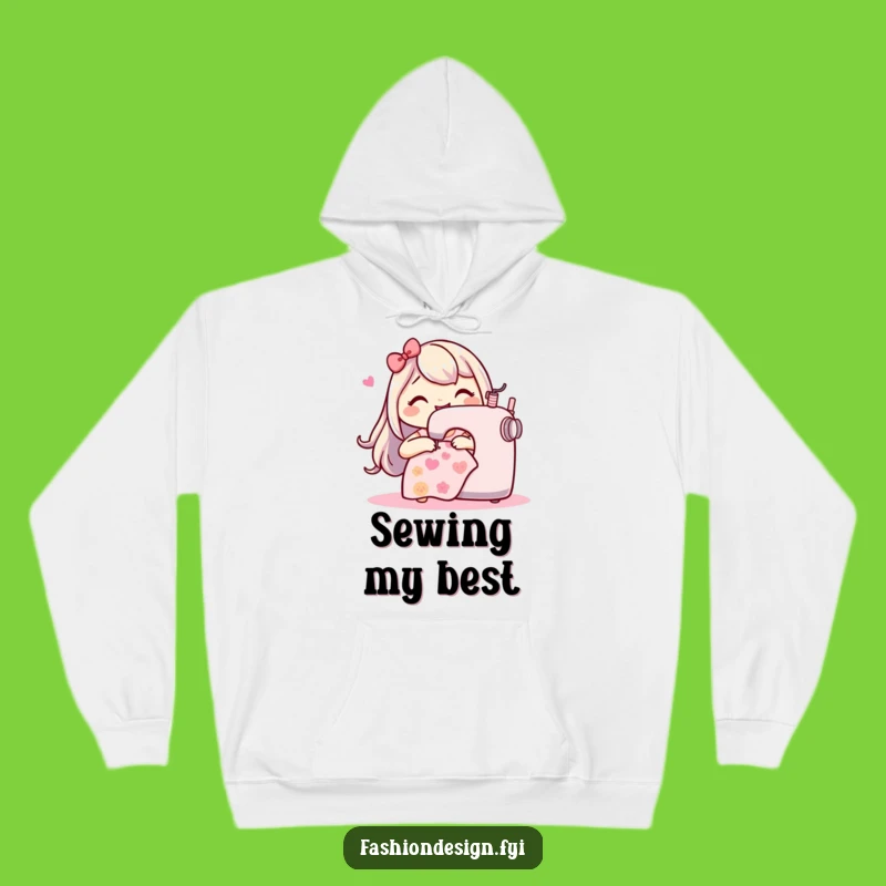 Funny Sewing Machine Hoodie: Cozy Stitches, Perfect Warm Funny Gift