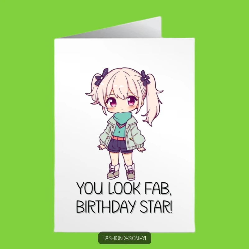 Free Printable Funny Fashion Birthday Card - Stylish Downloadable Gift