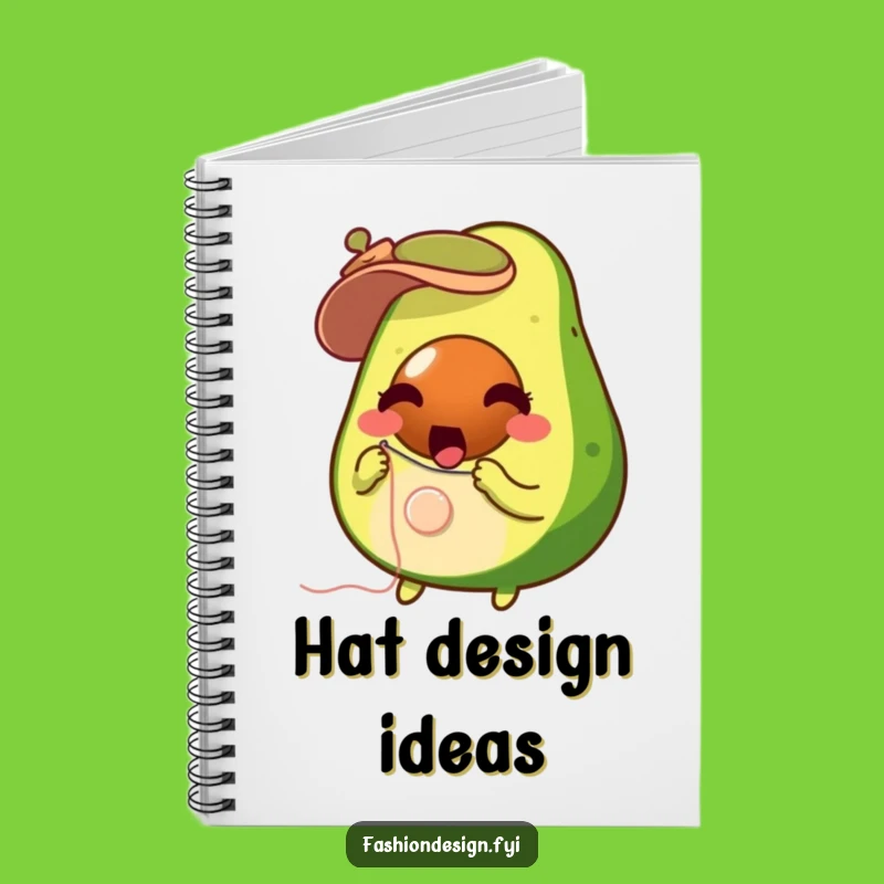 Funny Avocado Sewing Notebook: Hilarious Journal for Crafting Ideas Gift