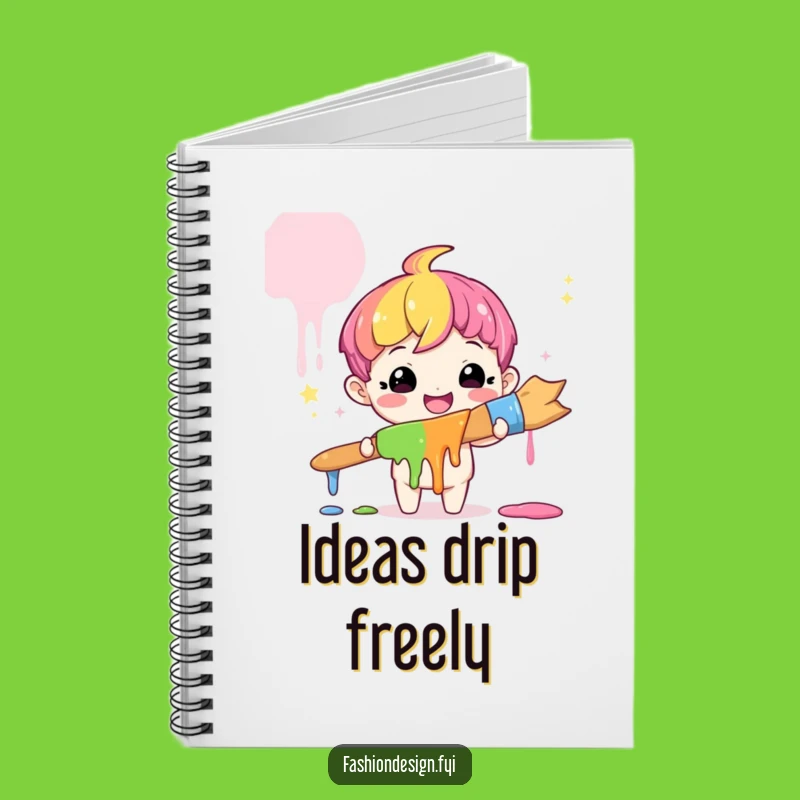 Funny Artist Rainbow Notebook: Jot Down Your Colorful Ideas with Amazed Flair