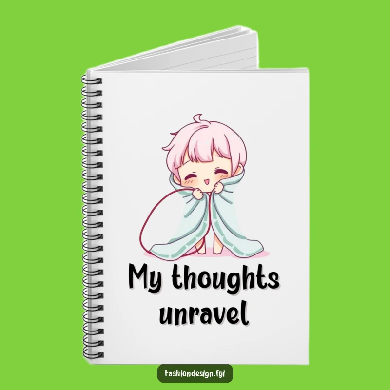 Funny Unraveling Notebook - Hilarious Journal for Your Chaotic Thoughts!