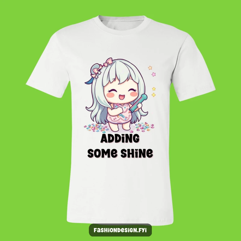 Funny Sequin Gluer T-Shirt: Craft Your Joy Funny Gift