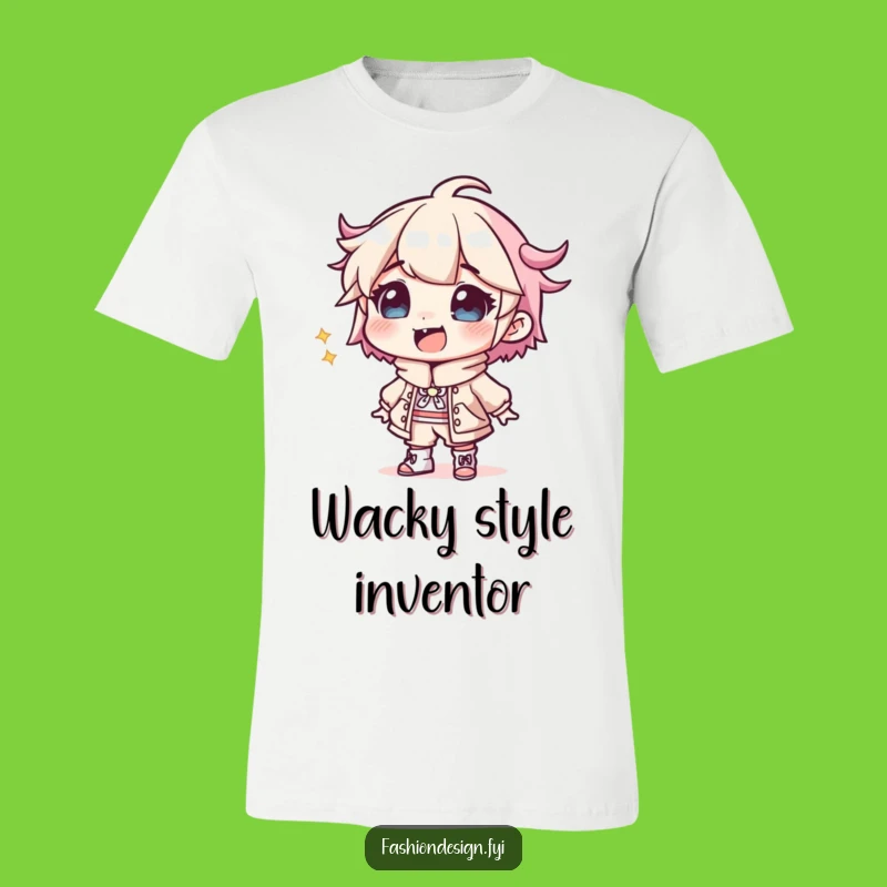 Funny Giggling Designer Outfit T-Shirt: Wacky Fashion Sketch Tee Gift