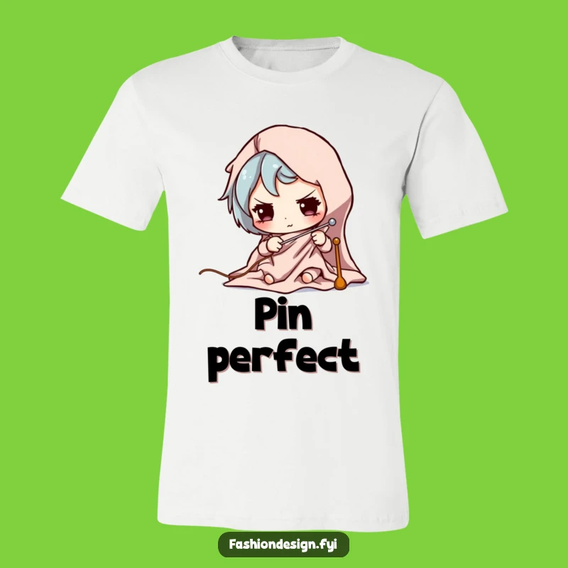 Funny Seamstress T-Shirt - Precision Pinning & Sewing Humor
