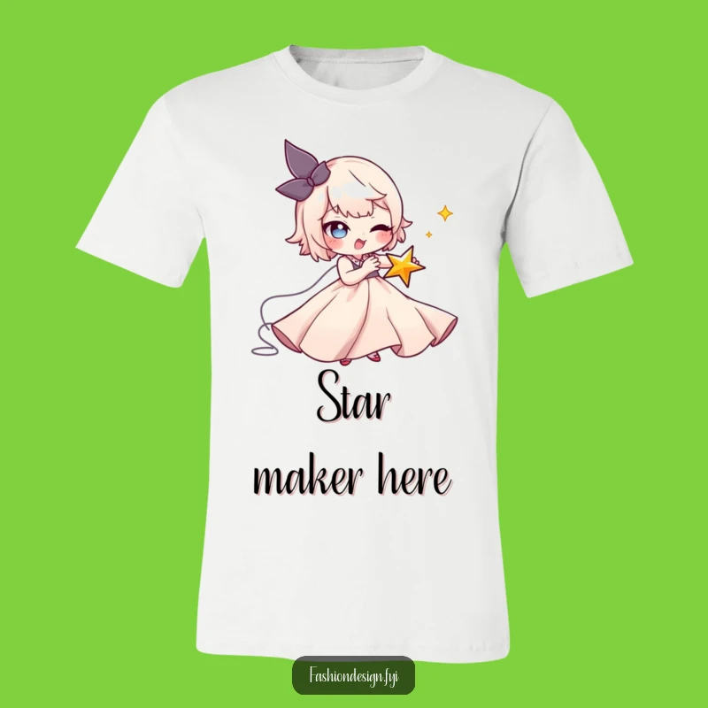 Funny Seamstress T-Shirt: Wear Your Mischief with a Star-Stitched Gown