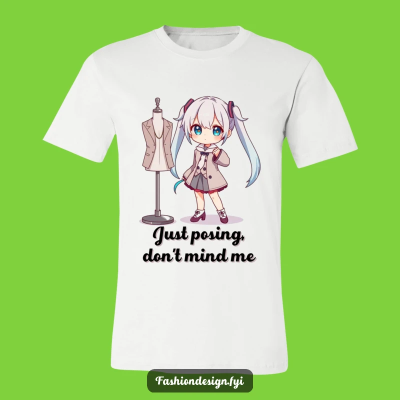 Funny Pose T-Shirt: Hilarious Artistic Expression Gift for Trendsetters