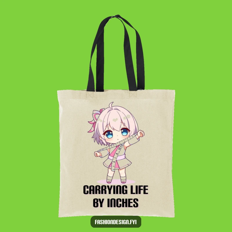 Funny Measuring Tape Sash Tote Bag - Carry Your Precision in Style