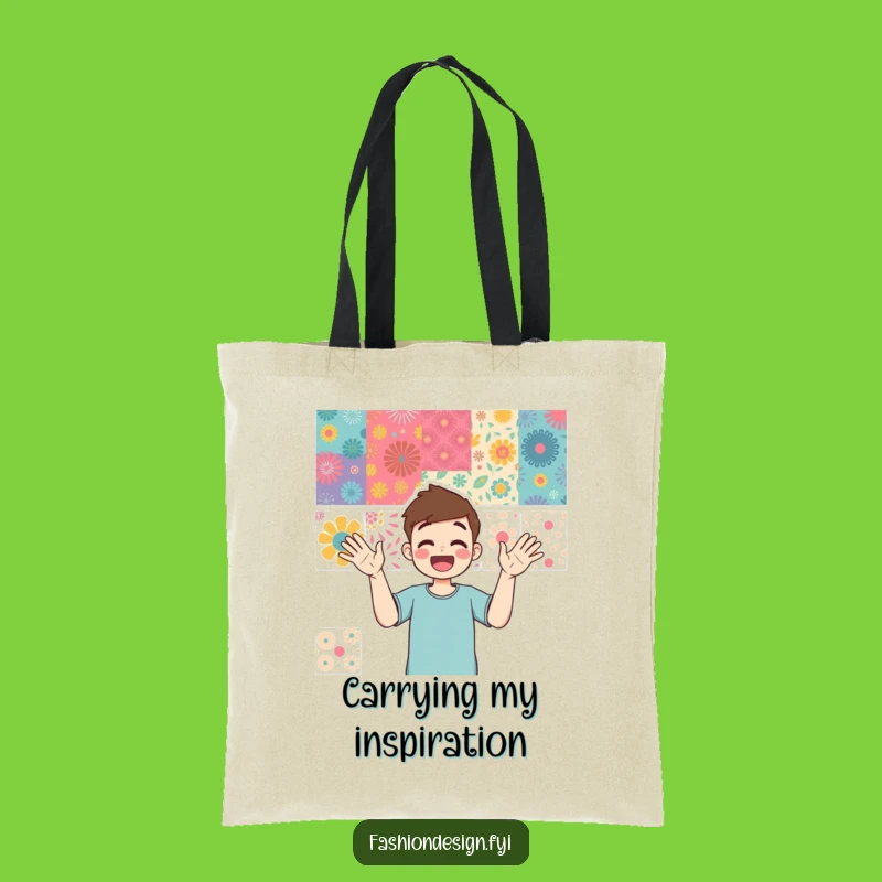 Funny Mood Board Tote Bag: Chic Accessory for Creative Souls Gift
